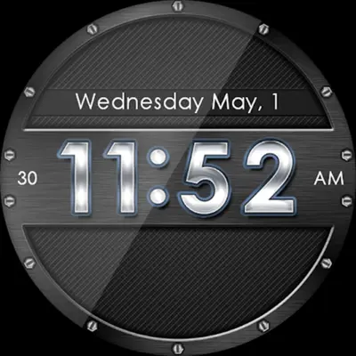 Metallic Mesh HD Watch Face android App screenshot 6